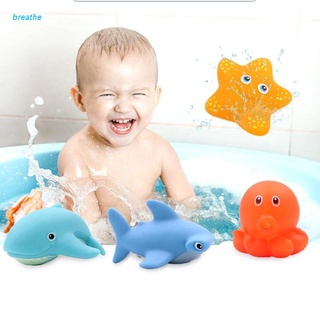 brea flotante en forma de animal bebé baño squirt juguetes niño salvage juguete conjunto de juegos de agua