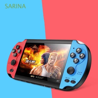 SARINA Retro Reproductor De Juegos Portátil Consola De Videojuegos Dual rocker Mini Play Vidio 4.3 Pulgadas Integrado 10000 X7/Multicolor