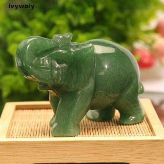 ivywoly elefante estatua estatua de cristal natural amatista rosa cuarzo jaspe animales sto cl