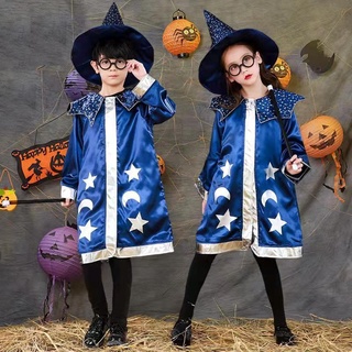 Disfraces de Halloween para niños niñas cos bruja disfraces niños Harry Potter disfraces de Halloween