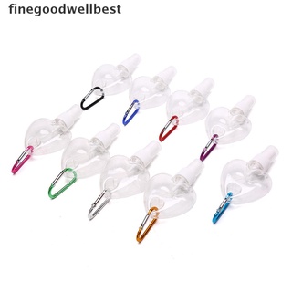 FGWB 50ML Portable Heart Shape Refillable Bottle With Ring Hook Hand Sanitizer Bottle HOT