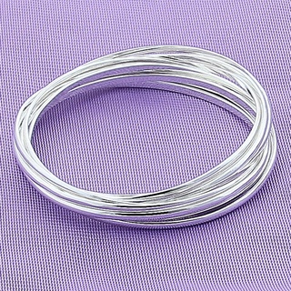 brazaletes de plata vintage 925 joyería multicapa plata brazaletes y pulsera srebrna bransoletka pulsera de plata (1)