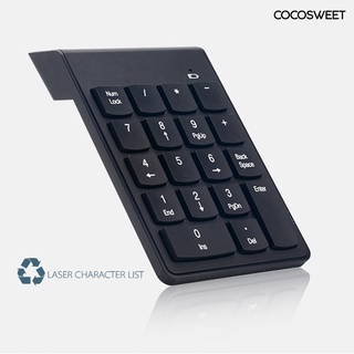 mini teclado numérico inalámbrico 2.4g con cable de 18 teclas para pc/laptop (6)