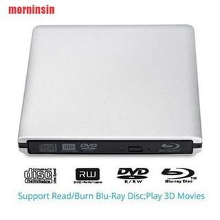 {morninsin} reproductor de DVD externo USB3.0 reproductor Blu-ray para laptop Mobile PC y PC compatible IEE (1)