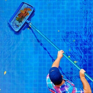 una red de skimmer de piscina asequible 20.28x10.43 pulgadas piscina red de malla fina piscina para limpiar sobre el suelo natación interior