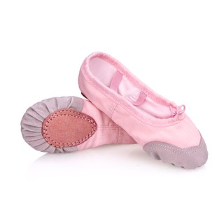 alta calidad rosa suela suave ballet zapatos de baile niñas niños zapatos de baile