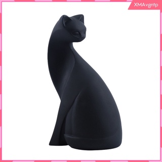figura de gato moderno escultura abstracta decoración estatua housewarming regalo
