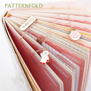 patternfold ins estilo libro titular de metal libro clip marcador piloto fruta dibujos animados creatividad animal