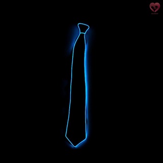 Corbata de alambre intermitente LED corbata disfraz corbata brillante DJ Bar danza carnaval fiesta corbata fresco accesorios (7)