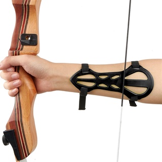 protector de brazo de tiro con arco de silicona ajustable protector de antebrazo cazador