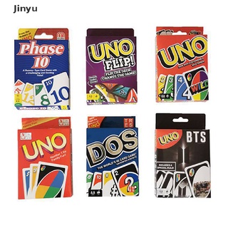 Jinyu UNO FLIP Games Familia Divertido Entretenimiento Juego De Mesa Cartas .