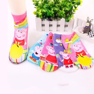 calcetines de algodón de dibujos animados de cerdo/calcetines transpirables para niños