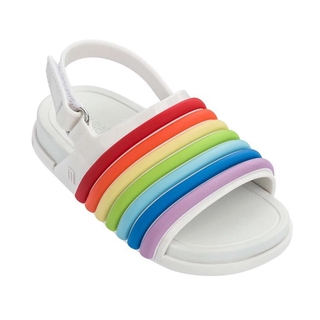 mini melissa con zapatos de jalea, hombres y mujeres, sandalias de arco iris para niños