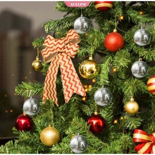 Navidad 6 Piezas 4 Cm Navidad Bola Colgante Caja De Regalo Decoración Árbol De Navidad Ventana Guirnalda Decoración Fiesta De Navidad-LIXUE