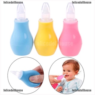 [Felice] 1 pza aspirador nasal de silicona para bebé recién nacido succión de moco nasal