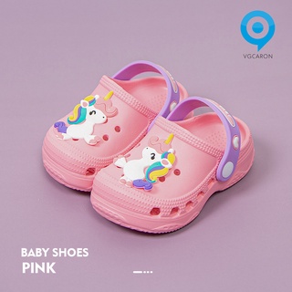 Lasvegas 1 par de sandalias de bebé de dibujos animados de animales decoración antideslizante transpirable niños niñas zapatillas zapatos para playa (4)
