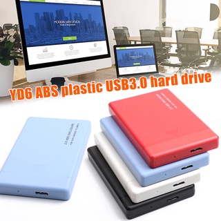 YD6 USB3.0 2.5" HDD recinto disco duro externo compacto de alto rendimiento ordenador de almacenamiento ABS plástico Hark disco