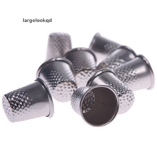 *largelookqd* 10 Dressmakers Vintage Metal Finger Thimble Protector Sewing Neddle Shield hot sell