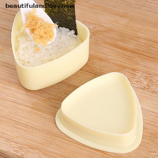 [hermoso Y amor nuevo] 3 unids/Set DIY Sushi molde Onigiri bola de arroz prensa de alimentos Triangular Sushi Maker molde