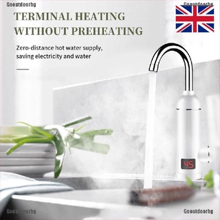 [gooutdoorhg] grifo calentador eléctrico para el hogar pantalla digital calentador de agua instantáneo grifo cocina reino unido