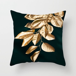 funda de almohada geométrica dorada de 45 x 45 cm para silla, sofá decorativo (5)