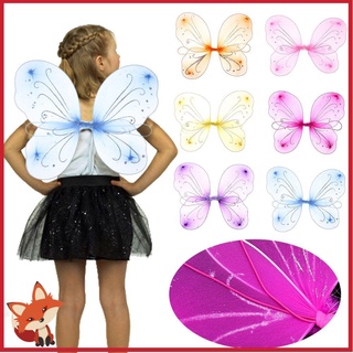 Fay Party Glitter mariposa decoraciones hadas ala disfraz de fantasía vestir bricolaje Halloween niñas disfraz/Multicolor
