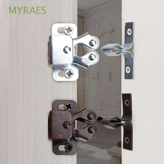 myraes - 2 tapones de puerta con tornillos para armario, imán, herrajes, accesorios de muebles, amortiguador, capturas de gabinete, multicolor