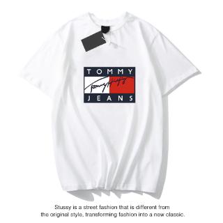 Tommy camiseta de manga corta para mujer verano estudiantes tendencia impresión algodón suelto Harajuku ins personalidad moda