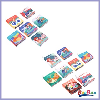 Beebox juguete suave libro De tela con dibujo De juguete Para cochecito De bebé recién nacido 6 pzas