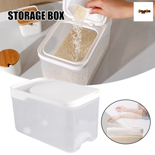 caja de almacenamiento de arroz recipientes de alimentos secos dispensador de gran capacidad de cereales recipientes para cocina