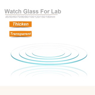 vidrio de reloj para laboratorio, 45 ~ 180 mm, 1pc