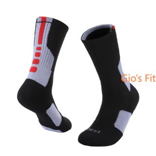 calcetines de baloncesto de tubo medio toalla inferior calcetines deportivos absorción de sudor resistencia al desgaste anti-fricción elite (3)