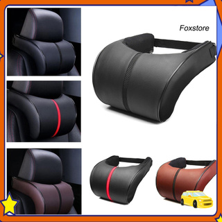 [Fs] almohada de algodón ajustable para reposacabezas de coche, reposacabezas, protección para el asiento