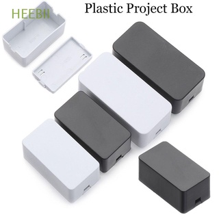 heebii 7 tamaños impermeable cubierta proyecto diy instrumento caso electrónico caja de proyecto abs plástico de alta calidad led fuente de alimentación blanco/negro cajas caja/multicolor