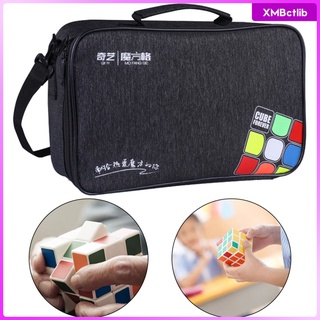 Fashion Puzzle Cube Backpack Organizer Bag w/ Shoulder Strap Large Capacity