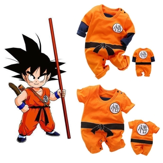Bebé Niños Dragon Ball Z Mameluco Recién Nacido Goku Cosplay Disfraz Mono Pijama