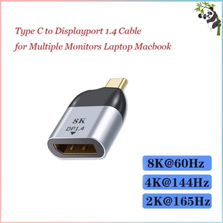 Adaptador USB-C a DP 8K tipo C a DP 2.0 adaptador para MacBook para Huawei Mate P20/P30 Pro para Samsung Galaxy S9 S10