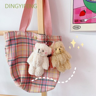 Dingyifeng dulce llavero niños moda joyería llavero lindo conejo Trinkets oso bolsa colgante