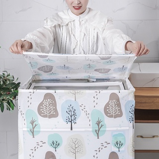 [venta al por mayor] ecológico refrigerador cubierta espesar lavadora protección contra el polvo portátil suministros para el hogar (9)