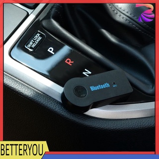 3.5 mm AUX inalámbrico Bluetooth 3.0 manos libres adaptador de llamada receptor de música del coche (4)