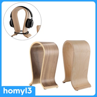 [Kayla's 3c] soporte para auriculares, soporte Universal de nogal. Auriculares de madera.Estante de exhibición de escritorio. para pantalla de auriculares (3)