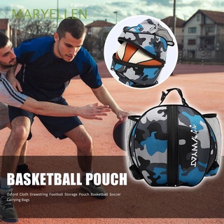 maryellen impermeable bolsas de transporte de malla de voleibol bolsa de almacenamiento portátil de fútbol oxford tela redonda en forma de baloncesto fútbol deportes al aire libre