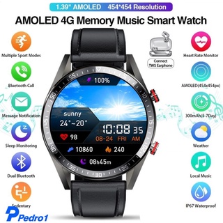 Pick me!! 454*454 4G Screen Smart Watch Always Display The Time Bluetooth-compatible Call Local Music Smartwatch For Mens Android TWS Earphones Pedro
