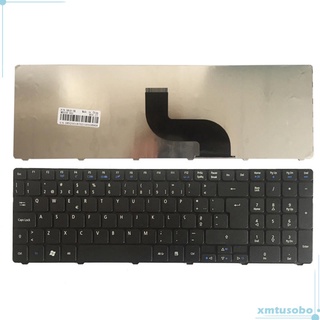 teclado completo de repuesto de plástico portugués accs para acer as5741g 5536