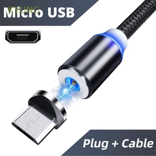 KYUNG Portable USB Magnet Cable Android USB Charging Cable Magnetic Charging Cable Type-C Type C Fast Charging USB Charger Adapter Mobile Phone 3 in 1 Phone Cord USB Charging Wire/Multicolor