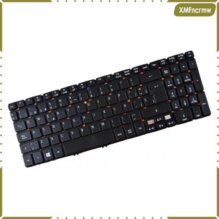 para acer aspirev5 series portátil español reemplazo teclado negro sin marco (5)