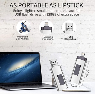 OTG Usb Flash Drive Pendrive For iPhone 4 in 1 Pen Drive For iOS/TypeC External Storage Devices (2)