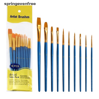 spef brochas de nailon para pintar el cabello cepillos de madera para pintura al óleo (1)