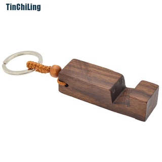 [Tinchiling] Nuevo soporte Retro de madera para teléfono, llavero, llavero, accesorio de moda [caliente] (7)