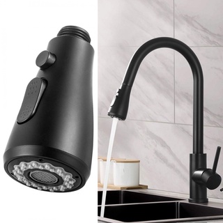 Whoopstore~faucet Sprayer cabeza de repuesto grifo negro cabeza de la cocina de repuesto ducha